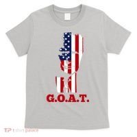 Trump USA Flag GOAT T-Shirt thumb 0