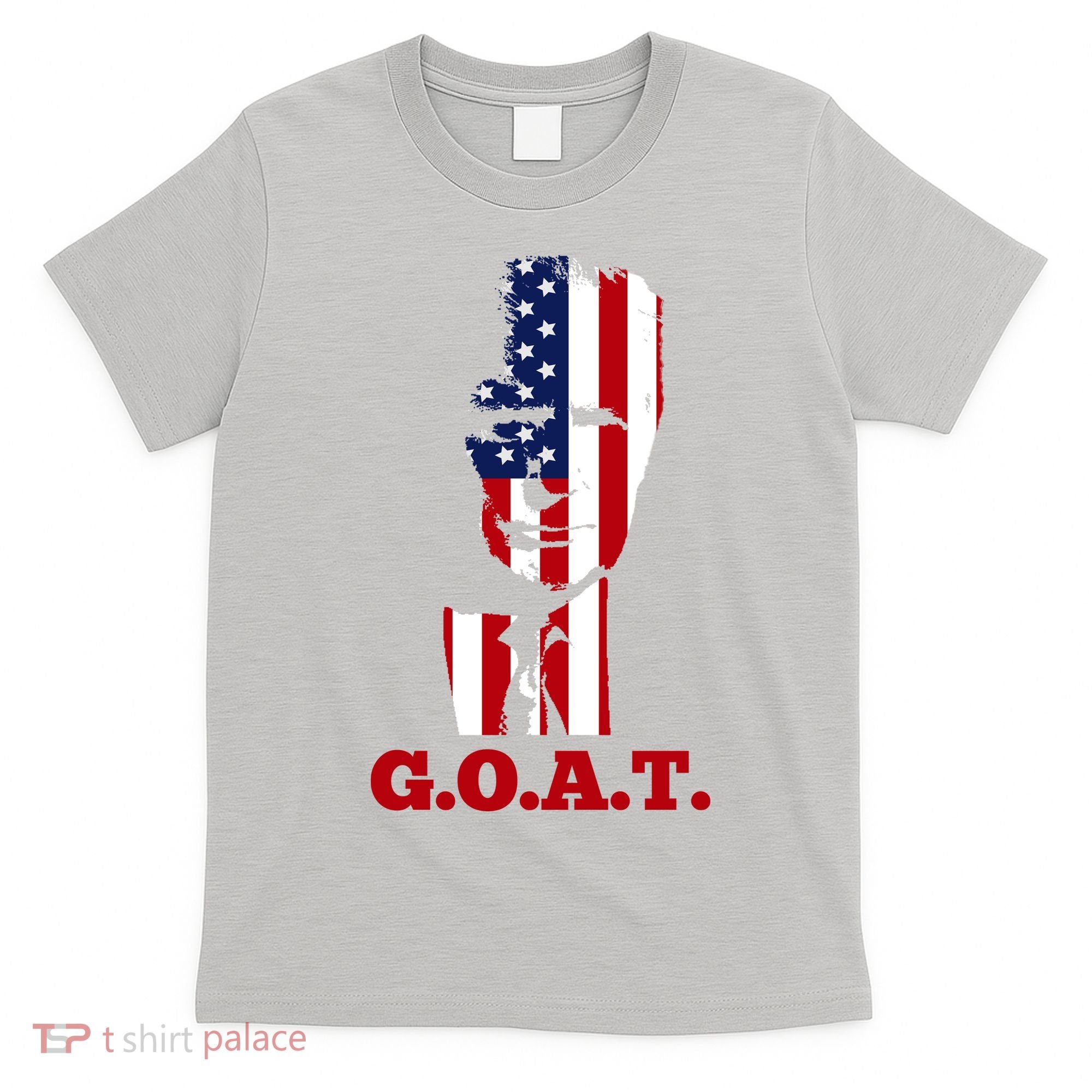 Trump USA Flag GOAT T-Shirt