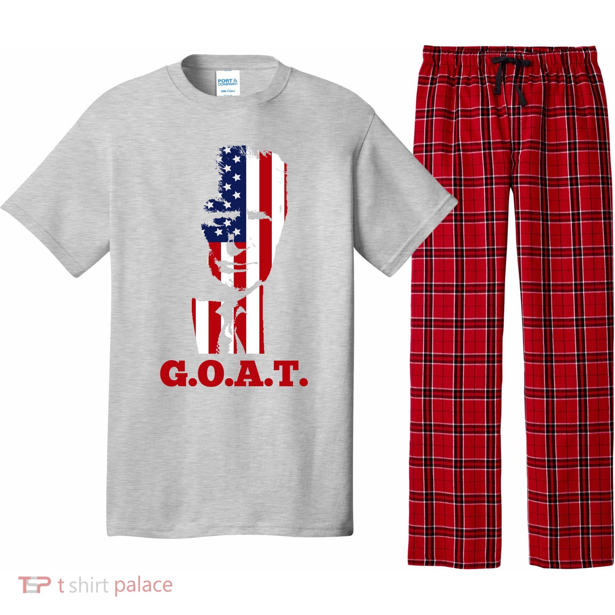 Trump USA Flag GOAT Pajama Set