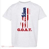 Trump USA Flag GOAT Toddler T-Shirt thumb 0
