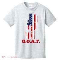 Trump USA Flag GOAT Kids T-Shirt thumb 0