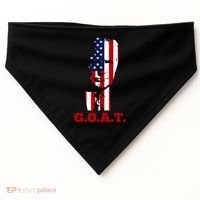 Trump USA Flag GOAT USA-Made Doggie Bandana thumb 0