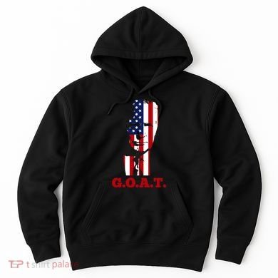 Trump USA Flag GOAT Hoodie