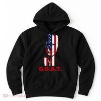 Trump USA Flag GOAT Hoodie thumb 0