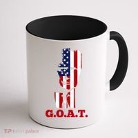 Trump USA Flag GOAT Coffee Mug thumb 1
