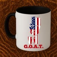 Trump USA Flag GOAT Coffee Mug thumb 2