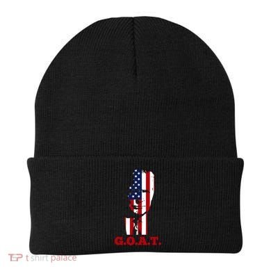 Trump USA Flag GOAT Beanie