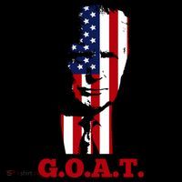 Trump USA Flag GOAT Women's Hoodie thumb 2