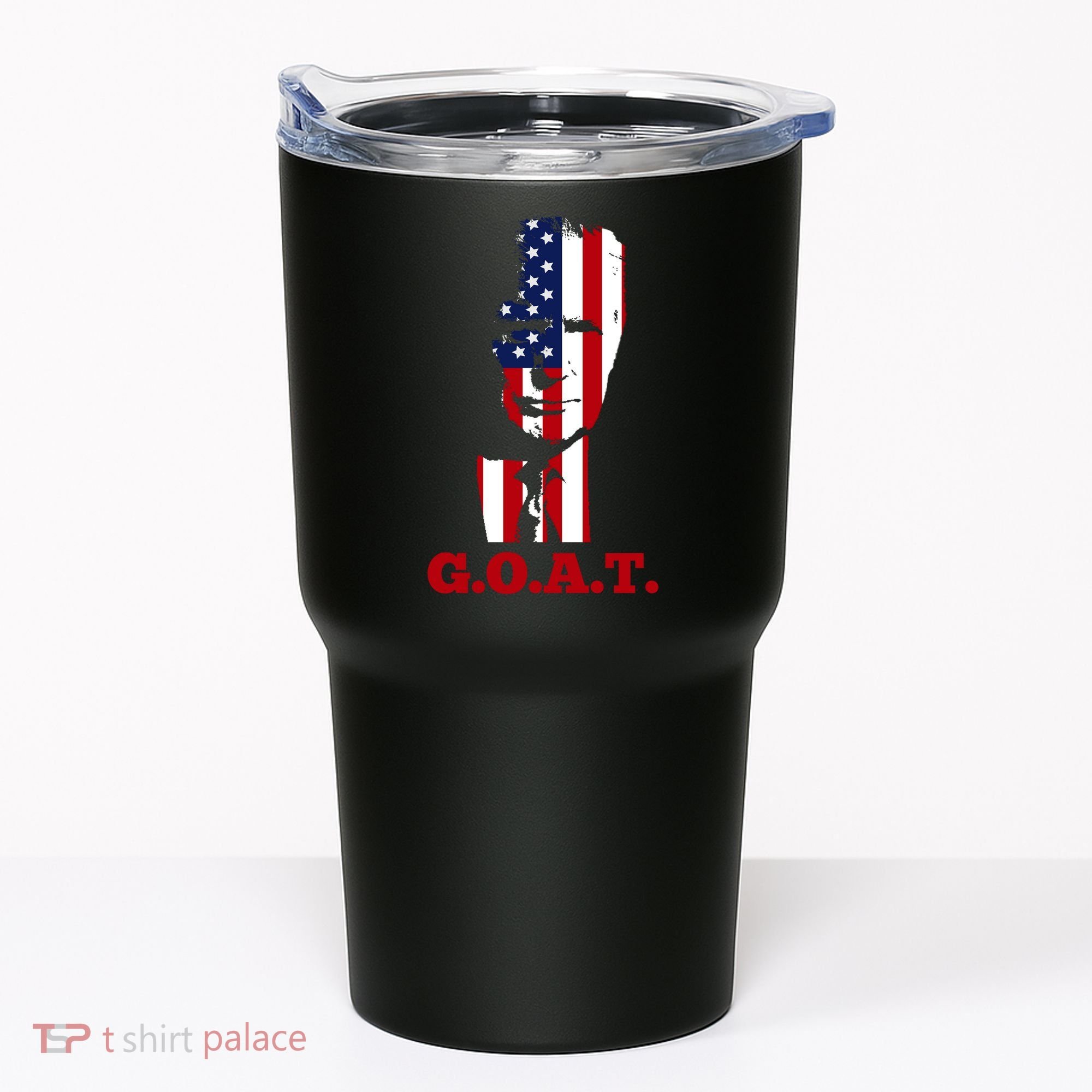 Trump USA Flag GOAT Tumbler