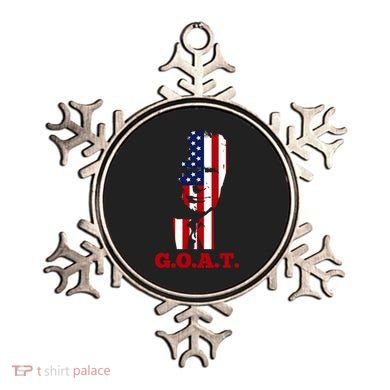 Trump USA Flag GOAT Ornament