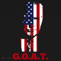 Trump USA Flag GOAT Ornament thumb 1