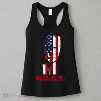 Trump USA Flag GOAT Women's Tank Top thumb 3