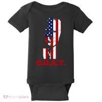 Trump USA Flag GOAT Baby Bodysuit thumb 0