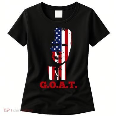 Trump USA Flag GOAT Women's T-Shirt