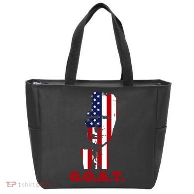 Trump USA Flag GOAT Tote Bag
