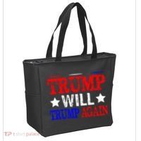 Trump Will Trump Again Tote Bag thumb 2