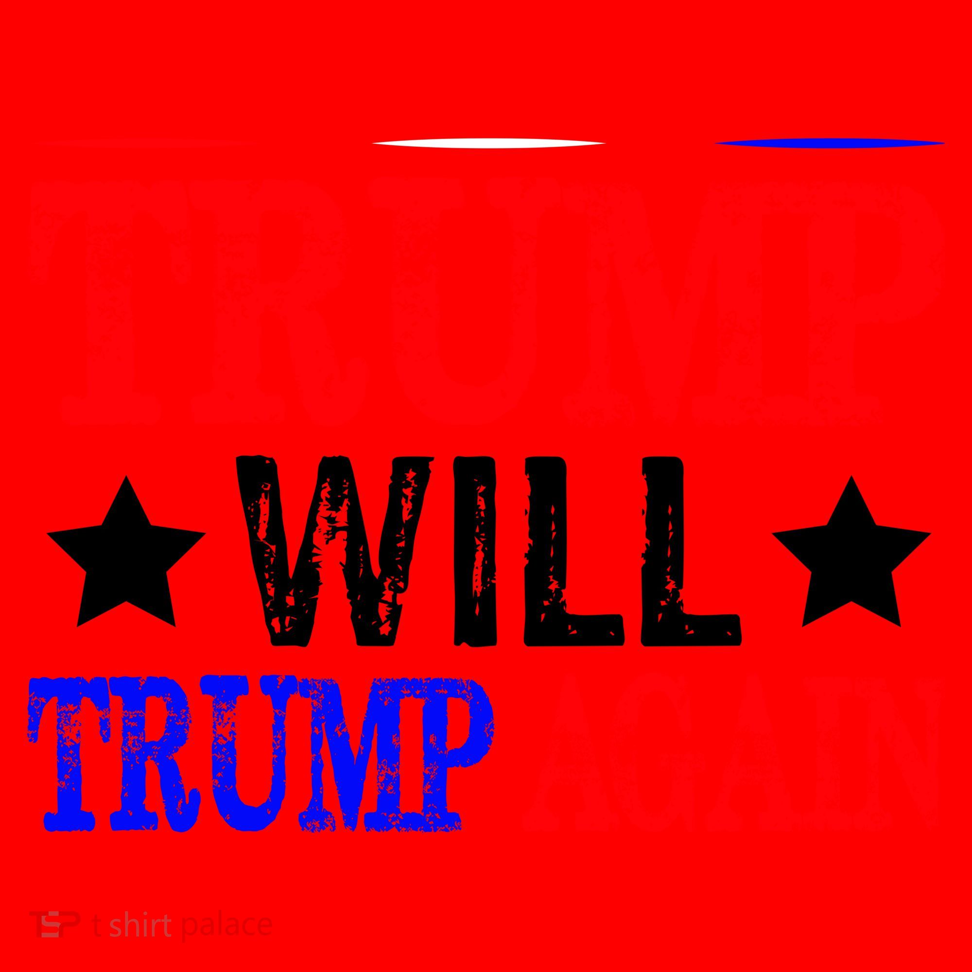 Trump Will Trump Again Santa Hat