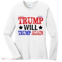 Trump Will Trump Again Women's Long Sleeve Shirt thumb 0
