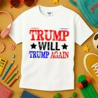 Trump Will Trump Again Kids T-Shirt thumb 3