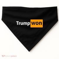 Trump Won USA-Made Doggie Bandana thumb 0