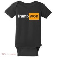 Trump Won Baby Bodysuit thumb 0