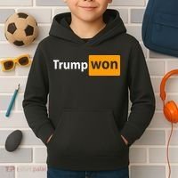Trump Won Kids Hoodie thumb 2