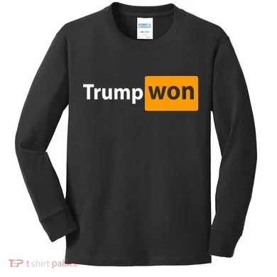 Trump Won Kids Long Sleeve Shirt