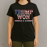 Trump Won American Flag Pro Republican T-Shirt thumb 4