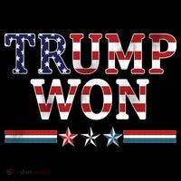 Trump Won American Flag Pro Republican T-Shirt thumb 7