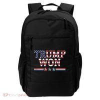 Trump Won American Flag Pro Republican Backpack thumb 0