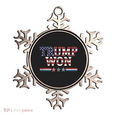 Trump Won American Flag Pro Republican Ornament