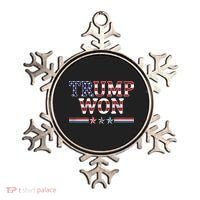 Trump Won American Flag Pro Republican Ornament thumb 0