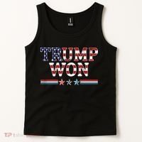 Trump Won American Flag Pro Republican Tank Top thumb 2