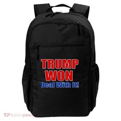 Trump Won Deal With It Backpack