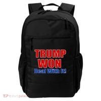 Trump Won Deal With It Backpack thumb 0