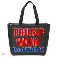 Trump Won Deal With It Tote Bag thumb 0