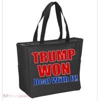 Trump Won Deal With It Tote Bag thumb 2