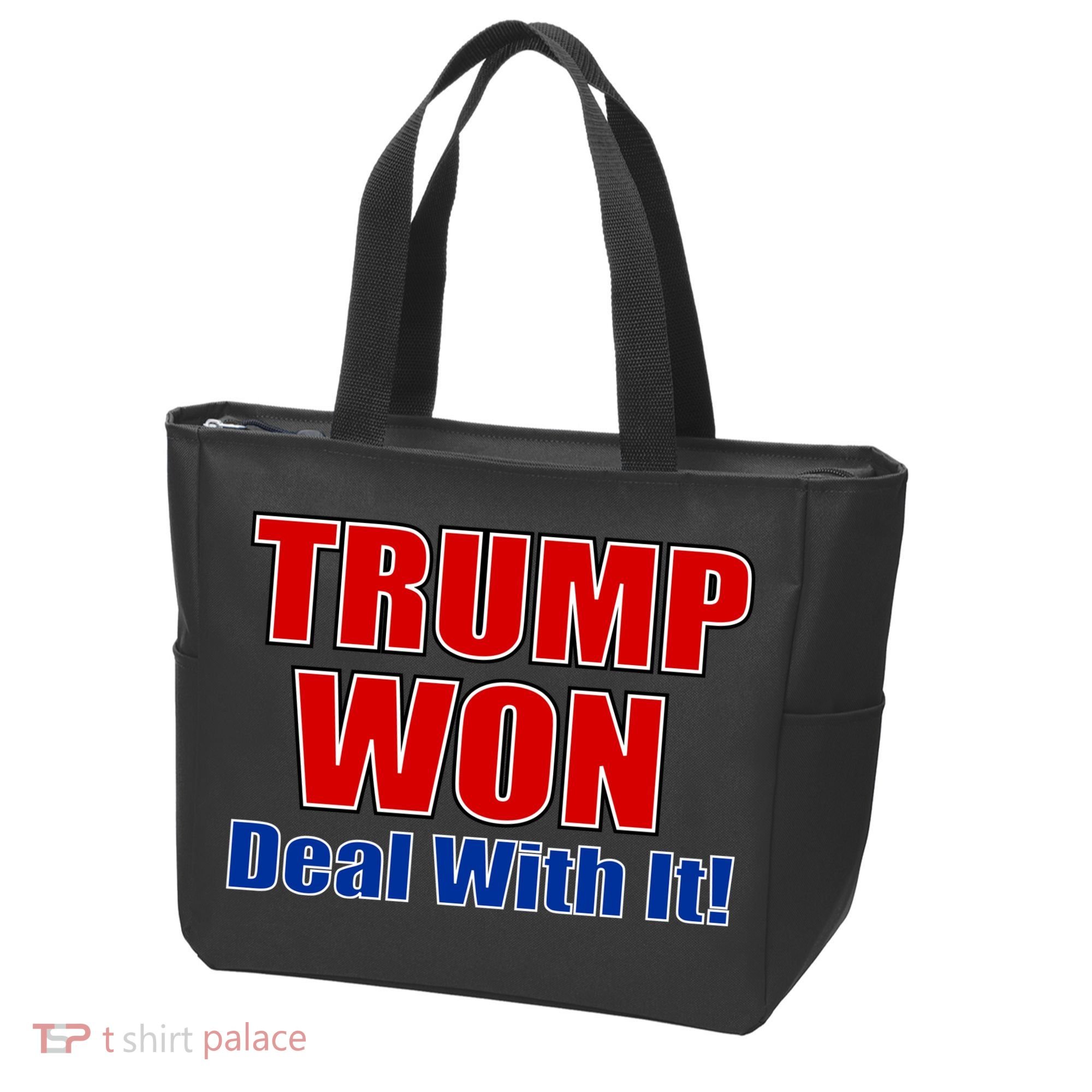 Trump Won Deal With It Tote Bag