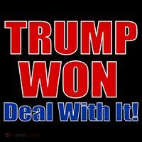 Trump Won Deal With It Tote Bag thumb 4