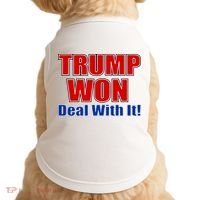 Trump Won Deal With It Doggie Tank thumb 0