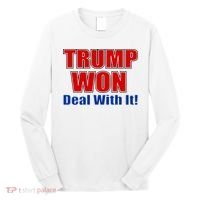 Trump Won Deal With It Long Sleeve Shirt thumb 0