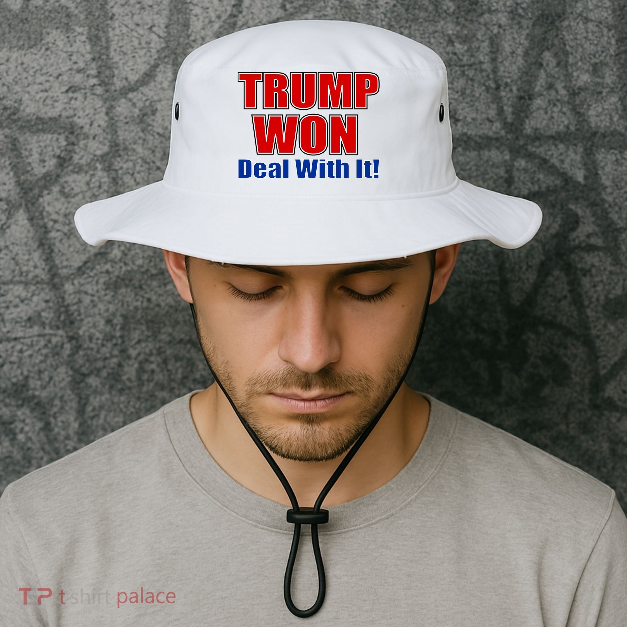 Trump Won Deal With It Bucket Hat