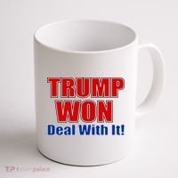 Trump Won Deal With It Coffee Mug thumb 1