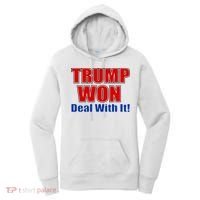 Trump Won Deal With It Women's Hoodie thumb 0