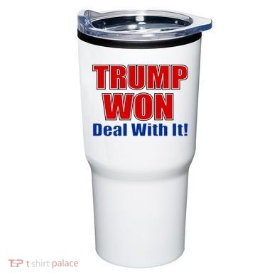 Trump Won Deal With It Tumbler