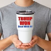 Trump Won Deal With It Tumbler thumb 2