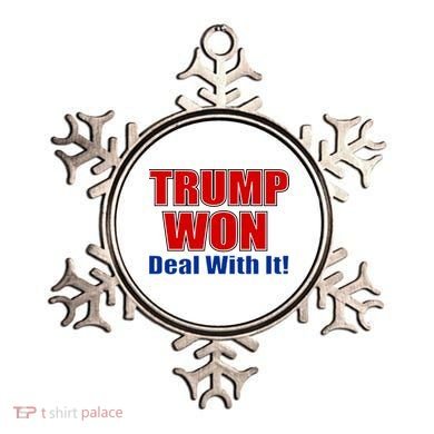 Trump Won Deal With It Ornament