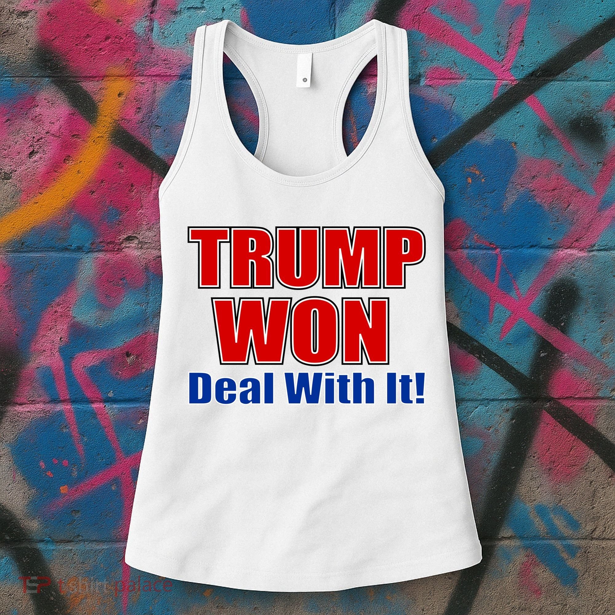 Trump Won Deal With It Women's Tank Top