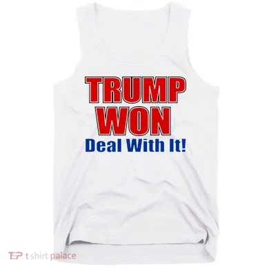Trump Won Deal With It Tank Top