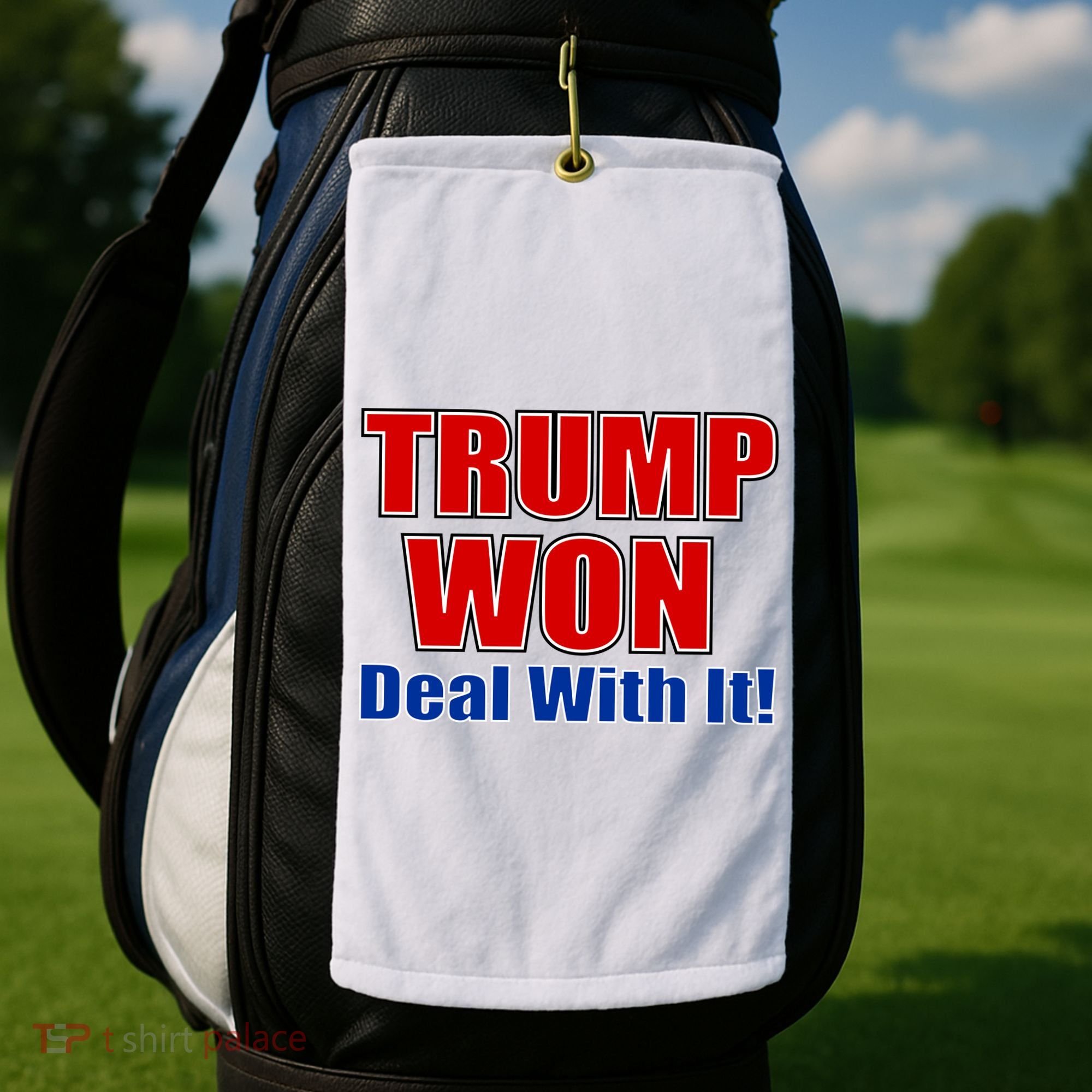 Trump Won Deal With It Golf Towel
